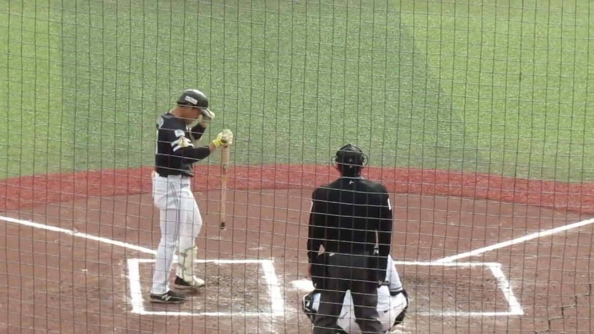 ホークス井上朋也のバッティングフォーム千葉ロッテマリーンズ対ソフトバンクホークス2024年3月8日