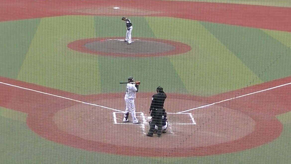 井上晴哉から三振奪うソフトバンク中村亮太（2024年3月8日 オープン戦 千葉ロッテマリーンズ対 福岡ソフトバンクホークス）