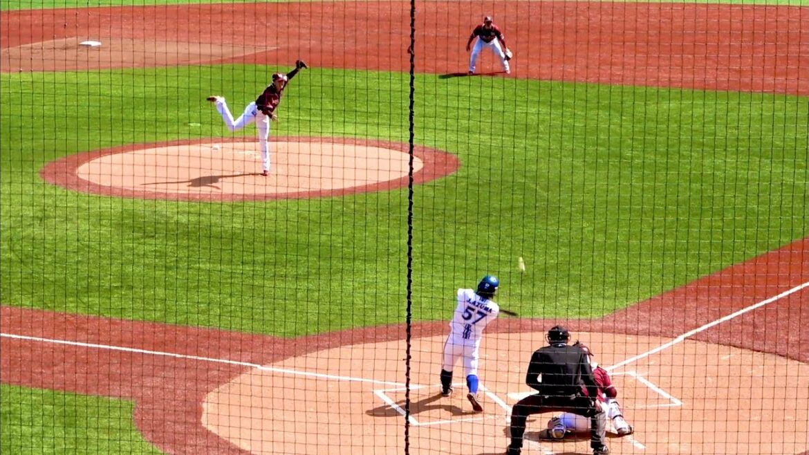 逆方向へ！ 東妻くんの2ランホームラン！ 横浜DeNAベイスターズ 2024/3/21