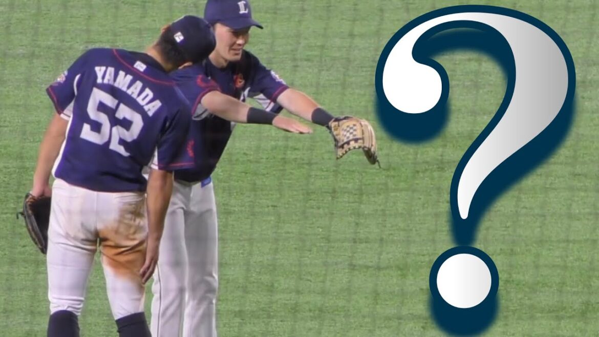 シートノック前の源田壮亮選手と山田遥楓選手！謎の動き…。《2020年7月30日  PayPayドーム》