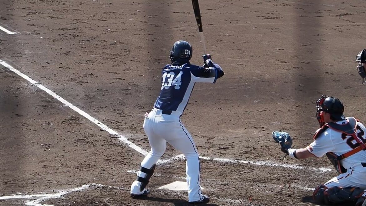 2024.03.10 読売-埼玉西武(ジャイアンツ) 川野涼多 打席シーン