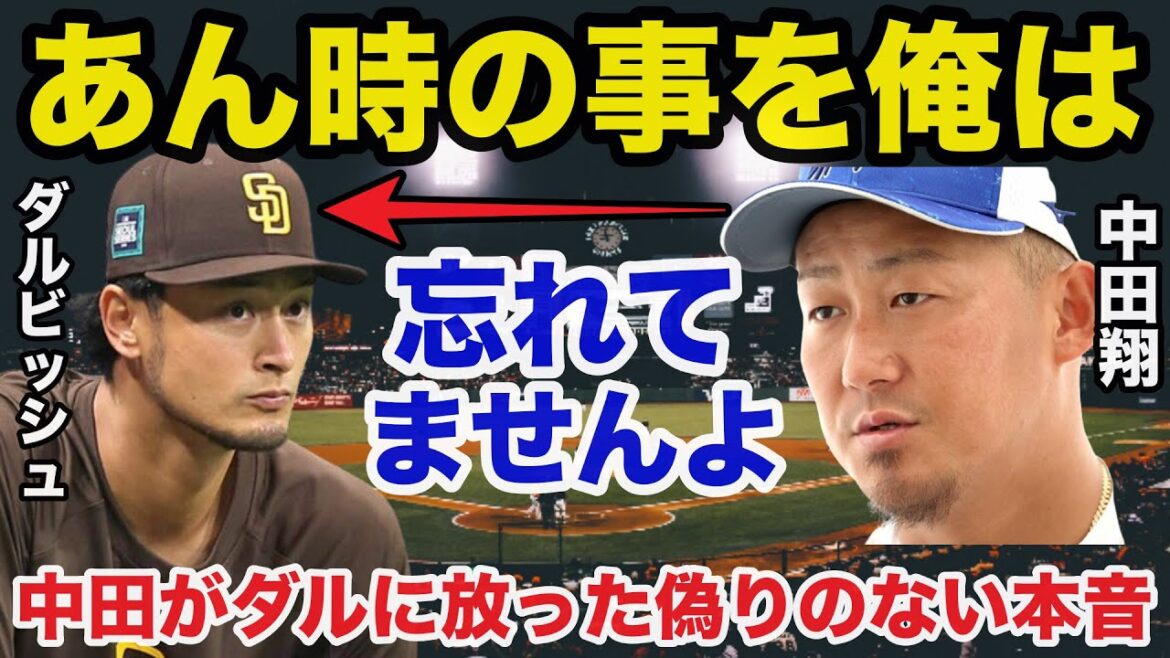 中田翔「この人は怖い…」中日.中田翔が放ったダルビッシュ有への偽りのない本音に一同驚愕【中日ドラゴンズ/プロ野球】 中田翔「この人は怖い...」中日.中田翔が放ったダルビッシュ有への偽りのない本音に一同驚愕【中日ドラゴンズ/プロ野球】