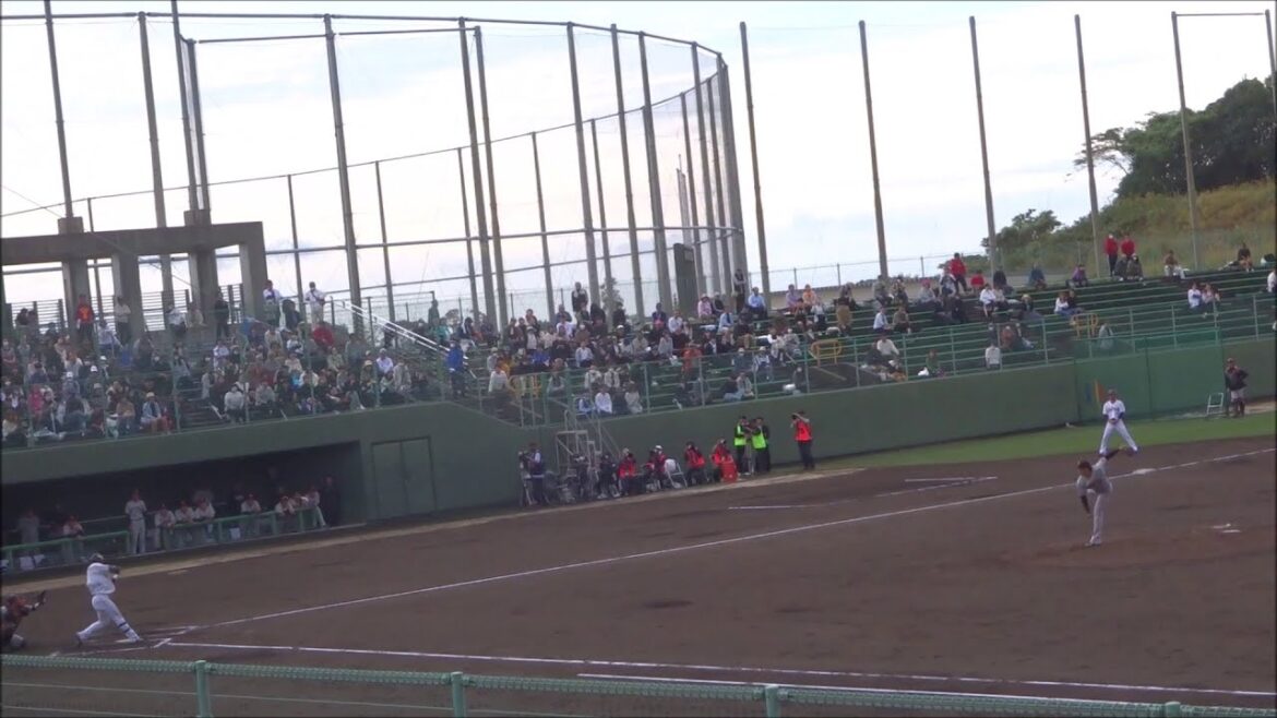 直江大輔投手 vs 藤原恭大選手（侍ジャパン宮崎秋季キャンプ2023・読売ジャイアンツとの練習試合）