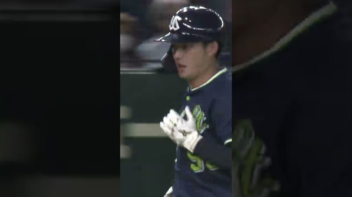 【取材カメラマンベストシーン】ヤクルト長岡秀樹がプロ初HR #shorts