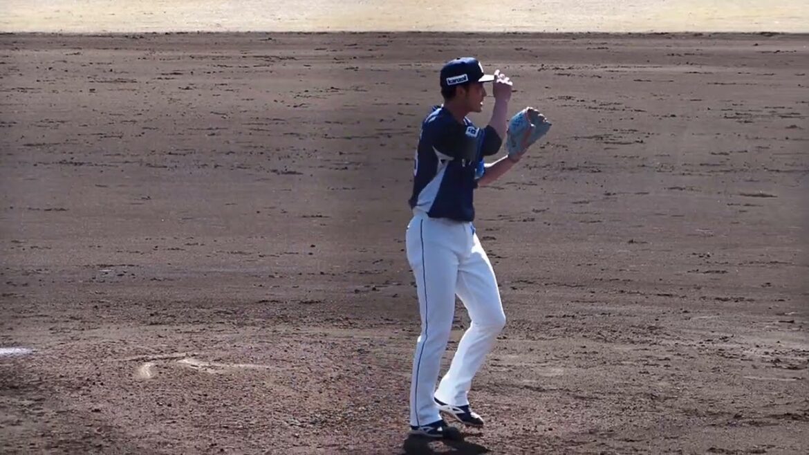 2024.03.10 読売-埼玉西武(ジャイアンツ) 中村祐太 投球シーン