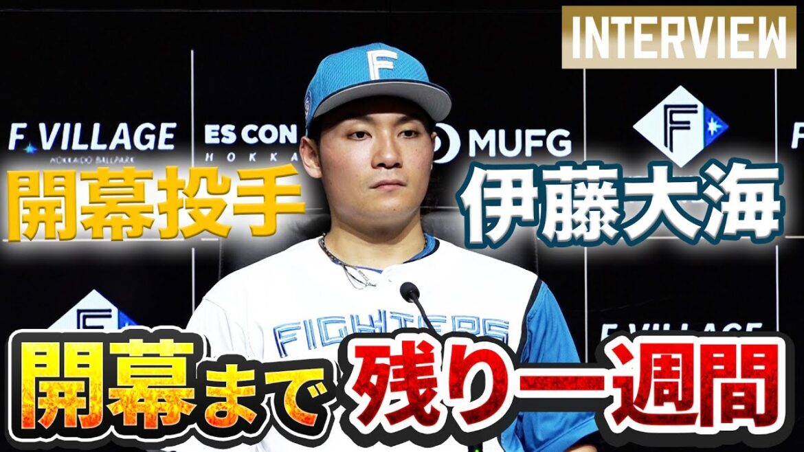 【伊藤大海】開幕戦まで１週間！OP戦後会見