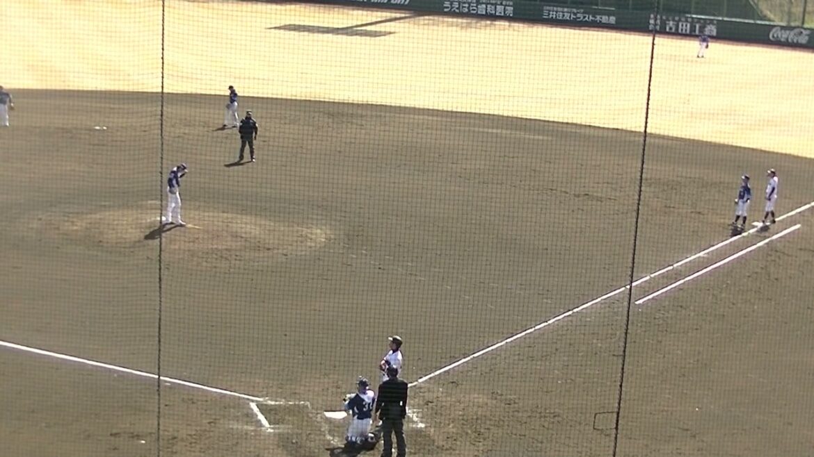 巨人 舟越秀虎が盗塁チャレンジ セーフに見えたがタッチが上手かったか【教育リーグ読売ジャイアンツ対 西武ライオンズ2024年3月10日】