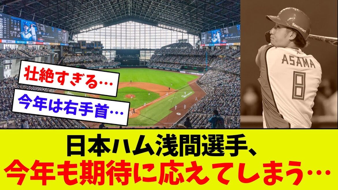 【毎年恒例…】日本ハム浅間大基とかいう毎年期待を背負って消えていくやつ…　壮絶すぎる…