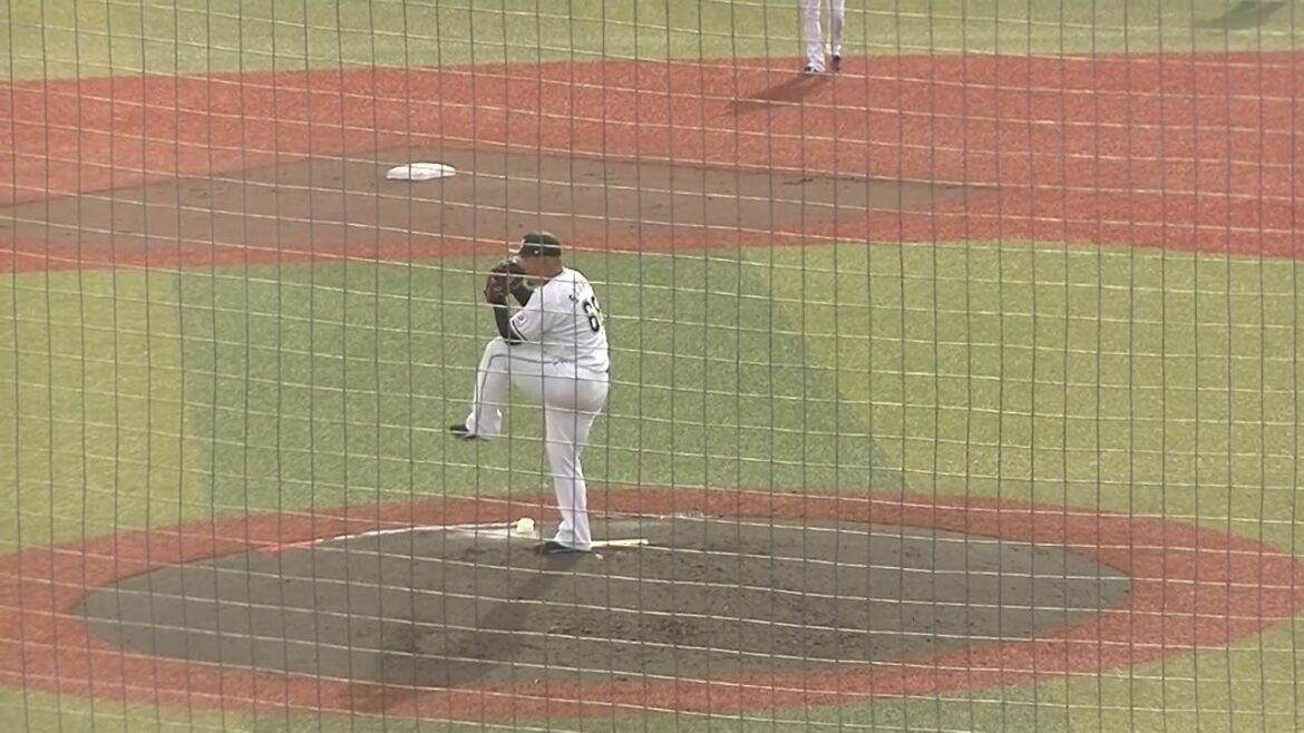 【野球選手フォーム集】ロッテ澤田圭佑の2024投球フォーム（2024年3月8日 オープン戦 千葉ロッテマリーンズ対 福岡ソフトバンクホークス）