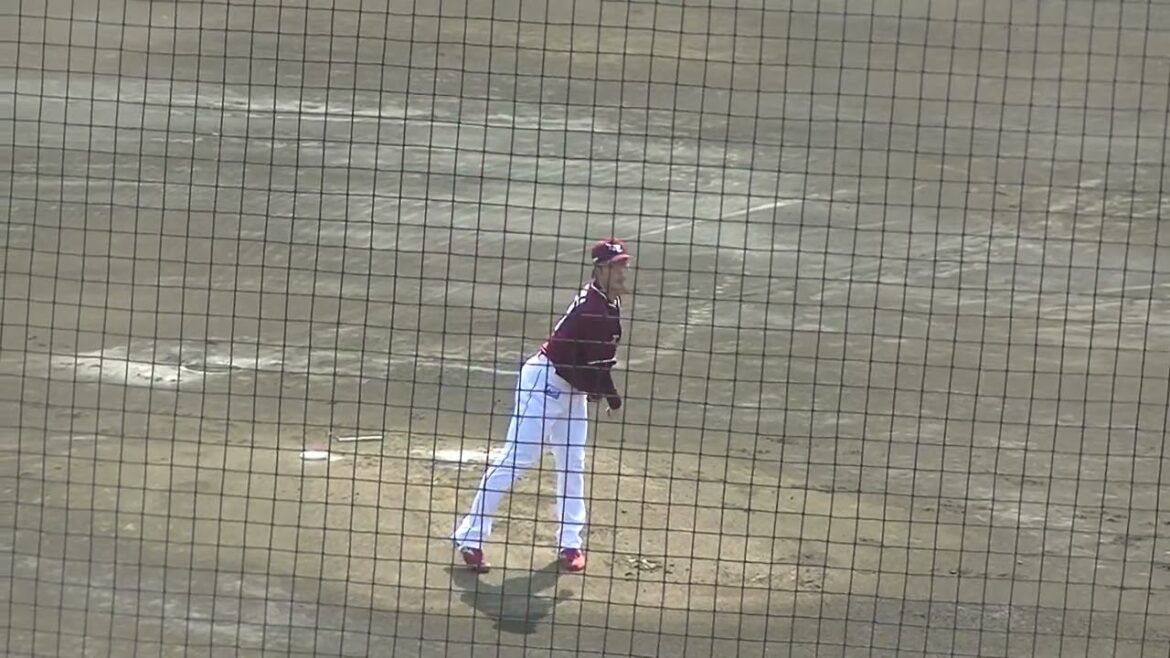 楽天 瀧中瞭太の投球フォーム【イースタン 読売ジャイアンツ対 楽天ゴールデンイーグルス2024年3月16日】