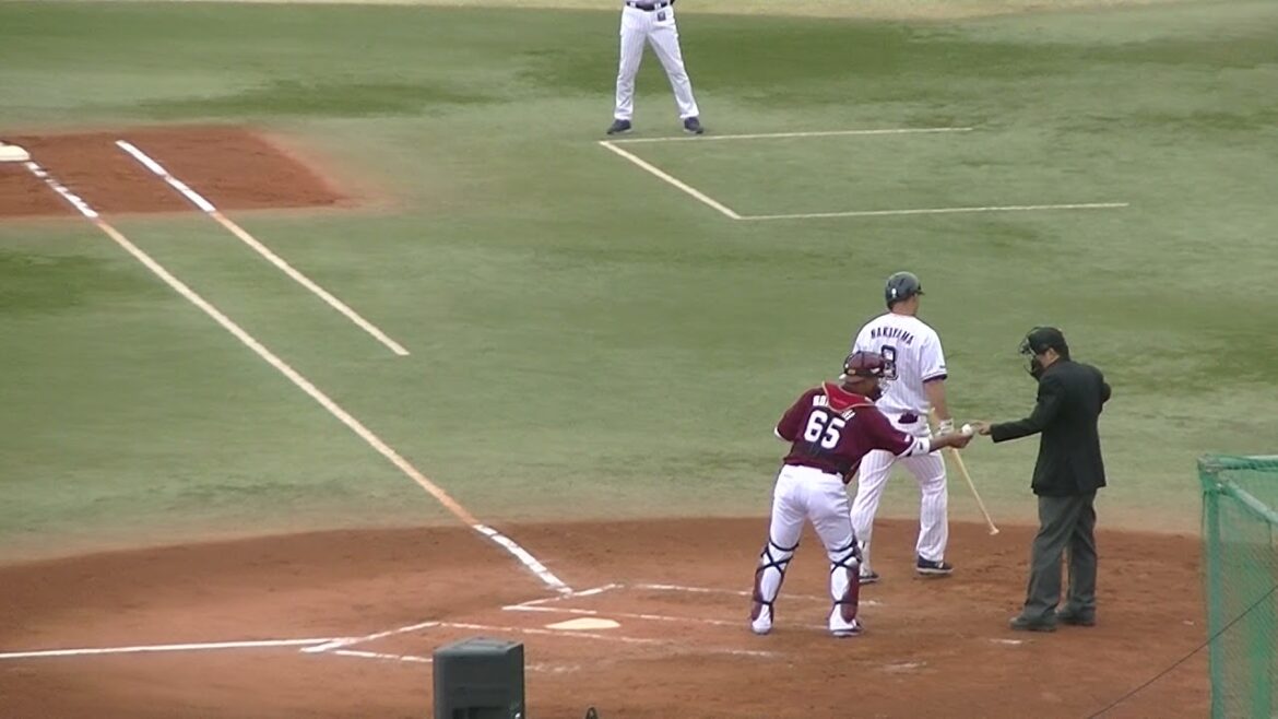 ヤクルト中山 翔太、赤羽 由紘とあっさり三振にとる瀧中 瞭太【東京ヤクルトスワローズ対東北楽天ゴールデンイーグルス イースタン2021年3月26日】