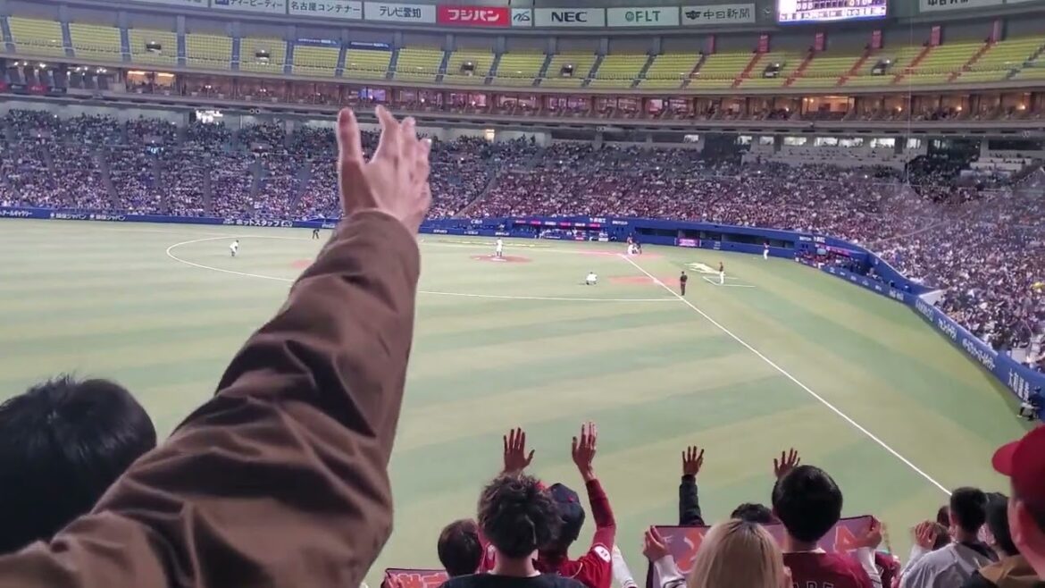 20240320　古巣ﾅｺﾞﾄﾞに響く【阿部寿樹 マスターコール】東北楽天ｺﾞｰﾙﾃﾞﾝｲｰｸﾞﾙｽ　4回表@ﾊﾞﾝﾃﾘﾝﾄﾞｰﾑ ﾅｺﾞﾔ･ﾚﾌﾄ外野 ﾅｺﾞﾔﾄﾞｰﾑ ｵｰﾌﾟﾝ戦