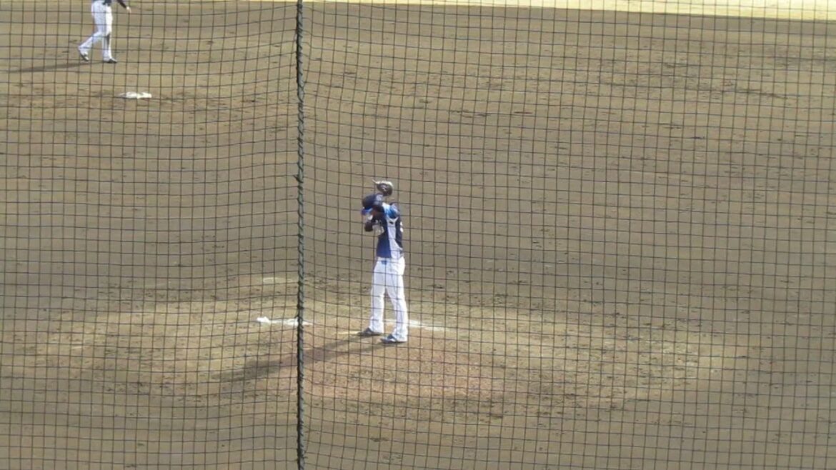 ライオンズ大曲錬ピッチングフォーム［読売ジャイアンツ対 西武ライオンズ 2軍 2024年3月10日］