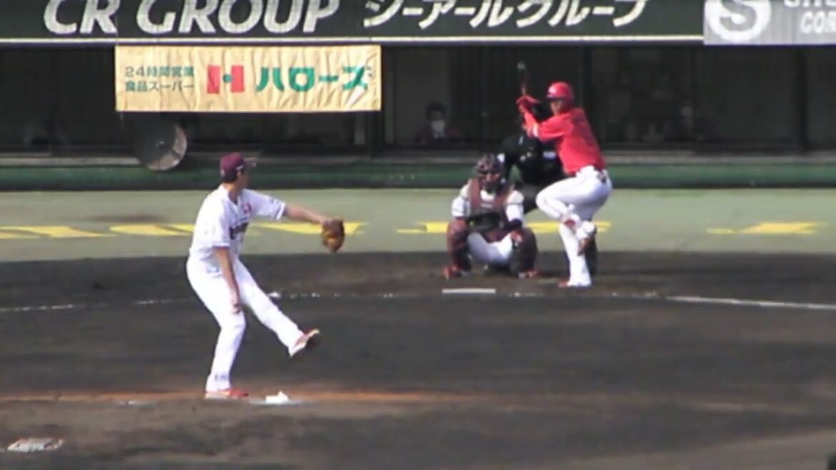 【2024 オープン戦】広島カープ 二俣 翔一のバッティングフォーム_2024030202