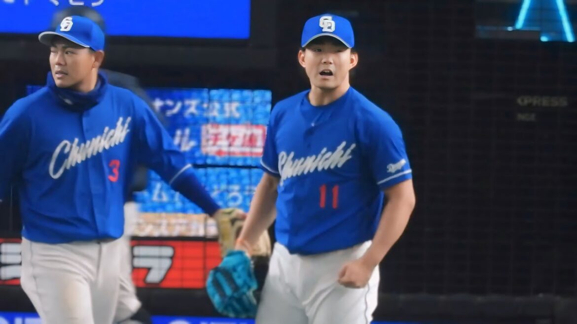 【闘志剥き出し】強烈なピッチャーライナーを捕り損ねてマウンド上で吠える小笠原慎之介 【西武 vs 中日】2024.3.12