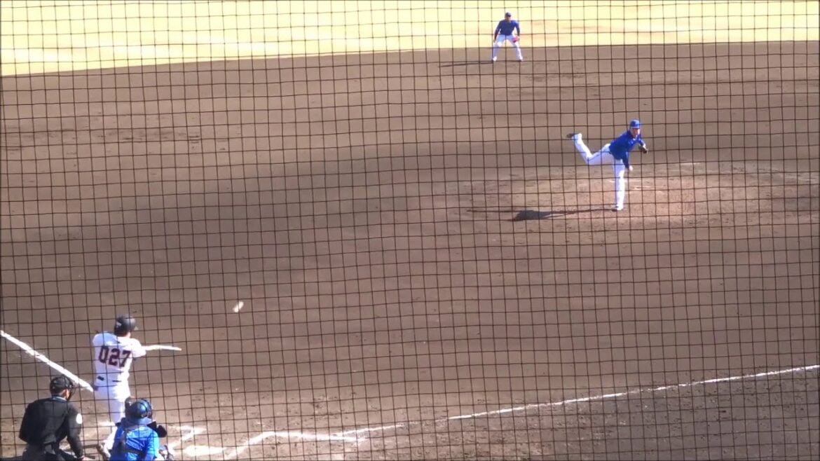 北村流音選手の2打席 vs 森原康平・上茶谷大河投手【2024年度 春季教育リーグ・横浜ベイスターズ vs 読売ジャイアンツ】