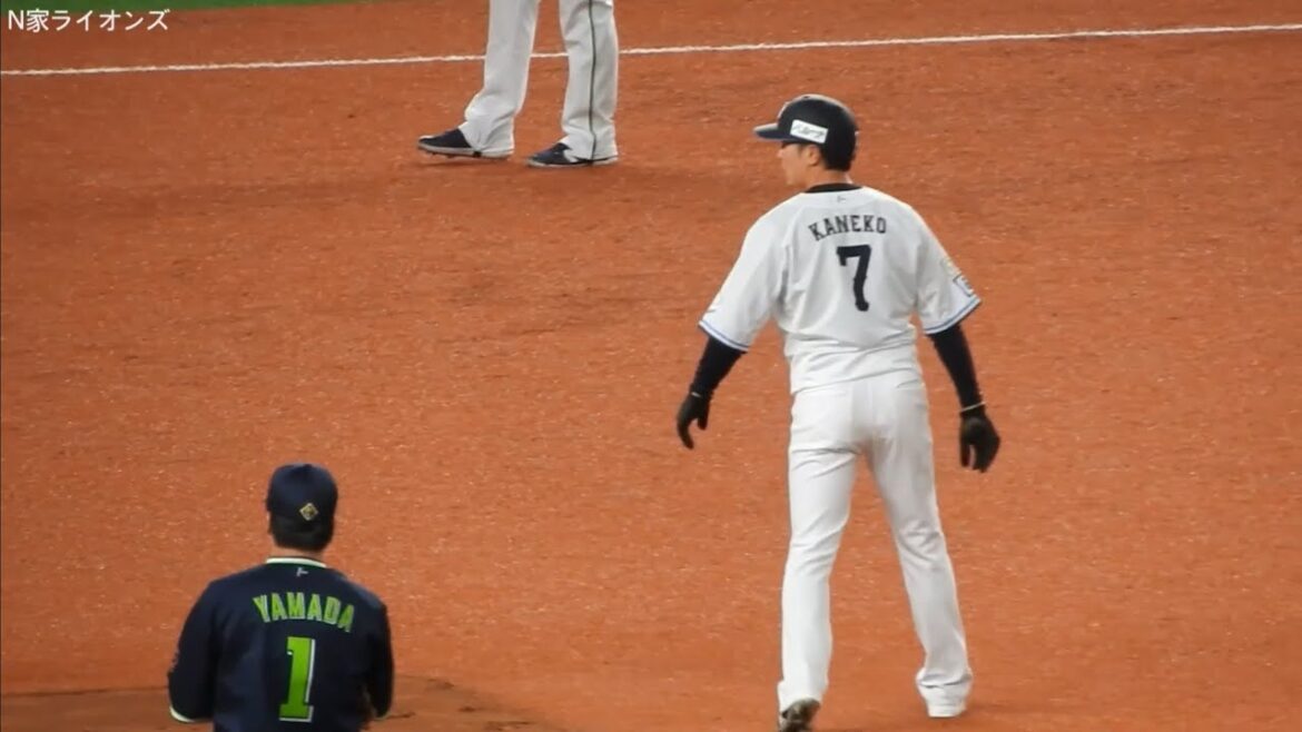 ランナー金子侑司をカメラで追ってみたら生還した2024/03/22 西武対ヤクルト【オープン戦】【埼玉西武ライオンズ】【東京ヤクルトスワローズ】【ベルーナドーム】