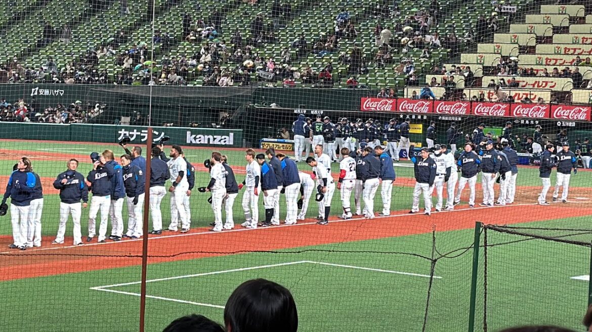 ライオンズ オープン戦敗北の瞬間…今日から解禁のジェット風船🎈出番なし！【西武2-3ヤクルト】2024/3/22