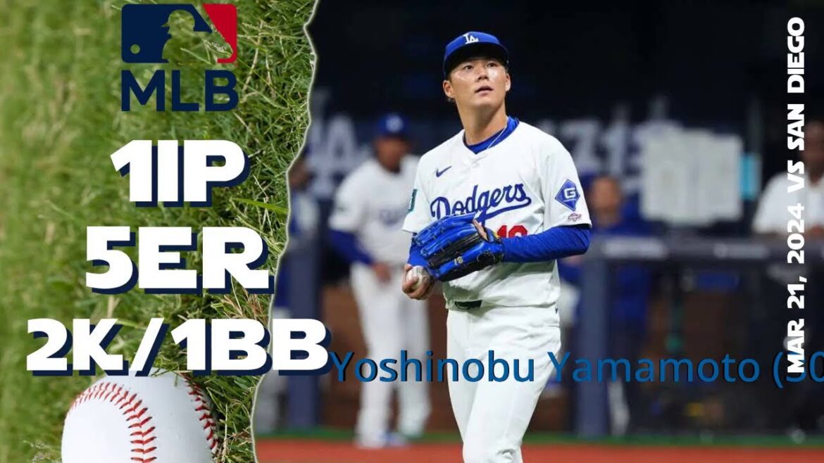 山本 由伸 Yoshinobu Yamamoto MLB debut game, March 21, 2024 | MLB highlights