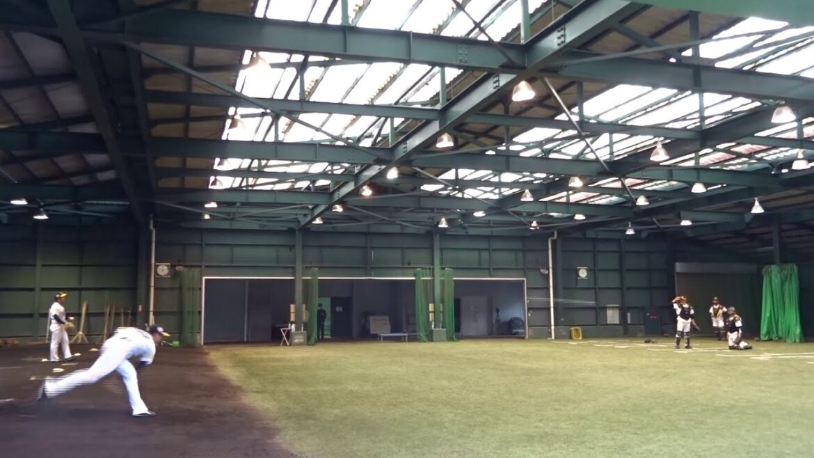 田上奏太・田浦文丸選手の投球練習　～福岡ソフトバンクホークス・2021秋季キャンプ第2クール1日目～