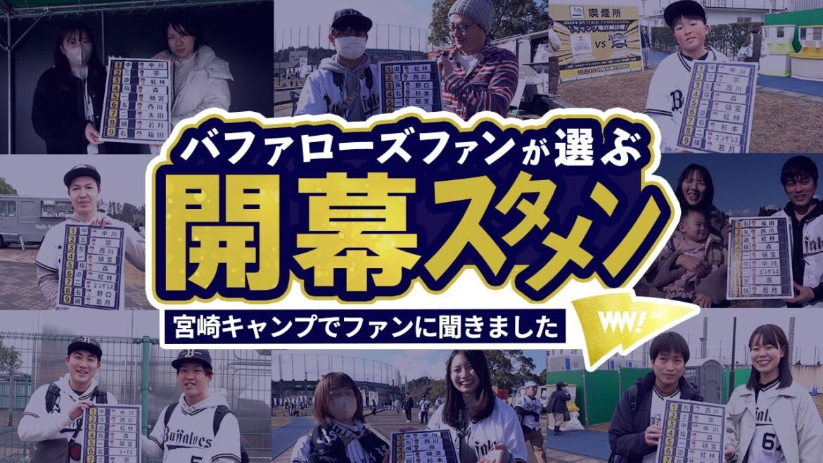 2024シーズン開幕目前！ファンに直撃企画！～ファンが選ぶ開幕スタメン～