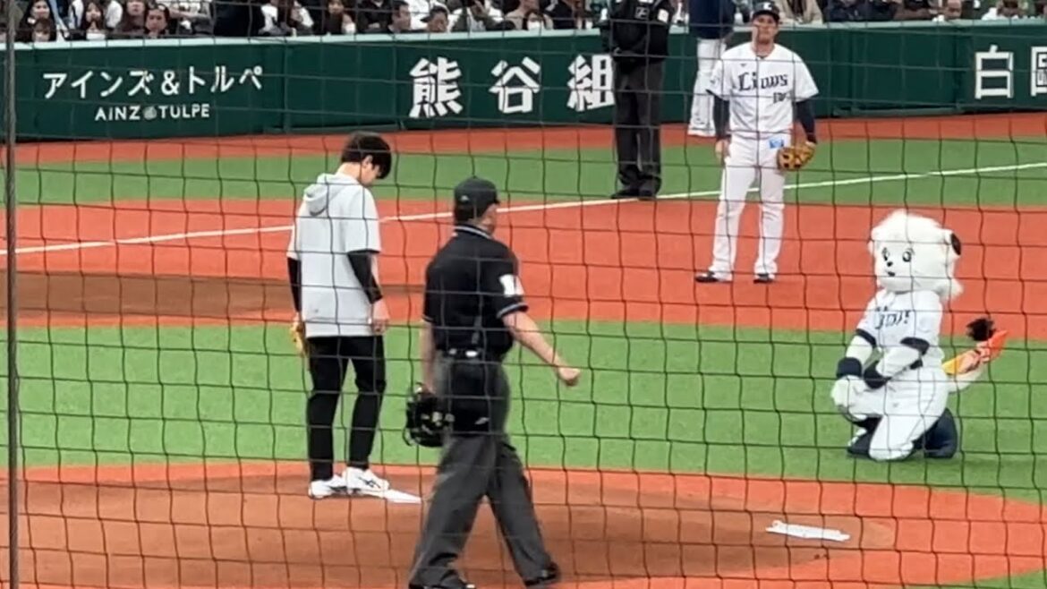 試合開始ライオンズスタメン選手登場＆ナイスピッチ始球式【西武vsヤクルト】2024/3/24