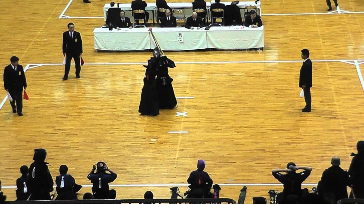 黒崎剣友会40周年大会／中学生団体1回戦 春日光龍会＋春日錬武会混成 VS 東野少年剣道教室（小郡市）