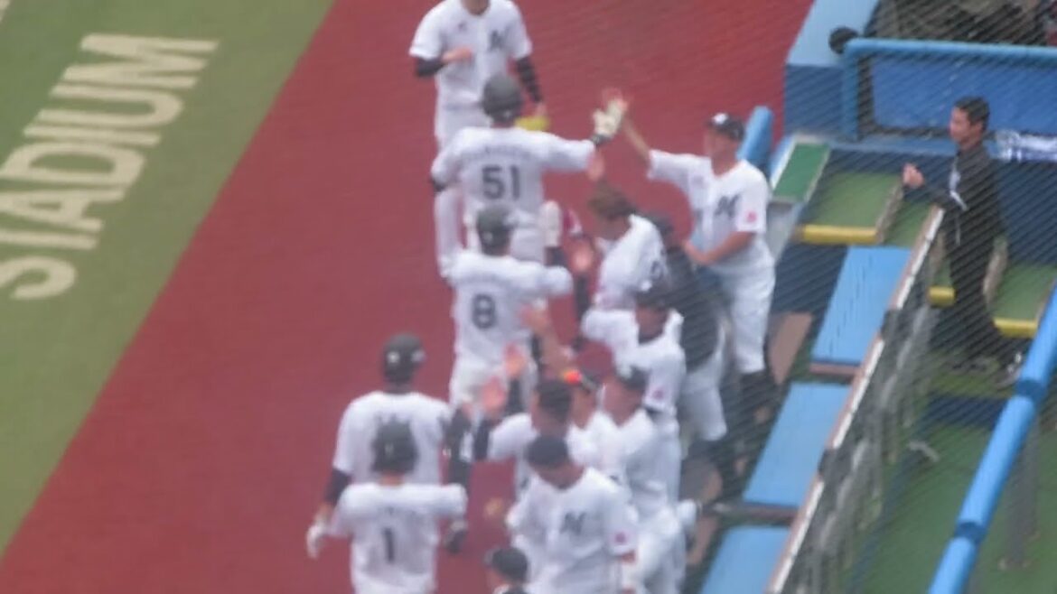 山口航輝-満塁ホームラン　23.6.11　千葉ロッテ対広島東洋カープ（交流戦）