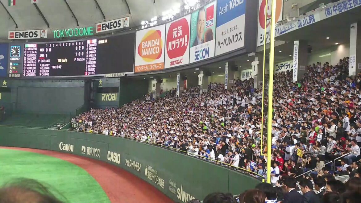 WBC強化試合　侍ジャパン　大野奨太選手応援歌　2016.11.10メキシコ戦
