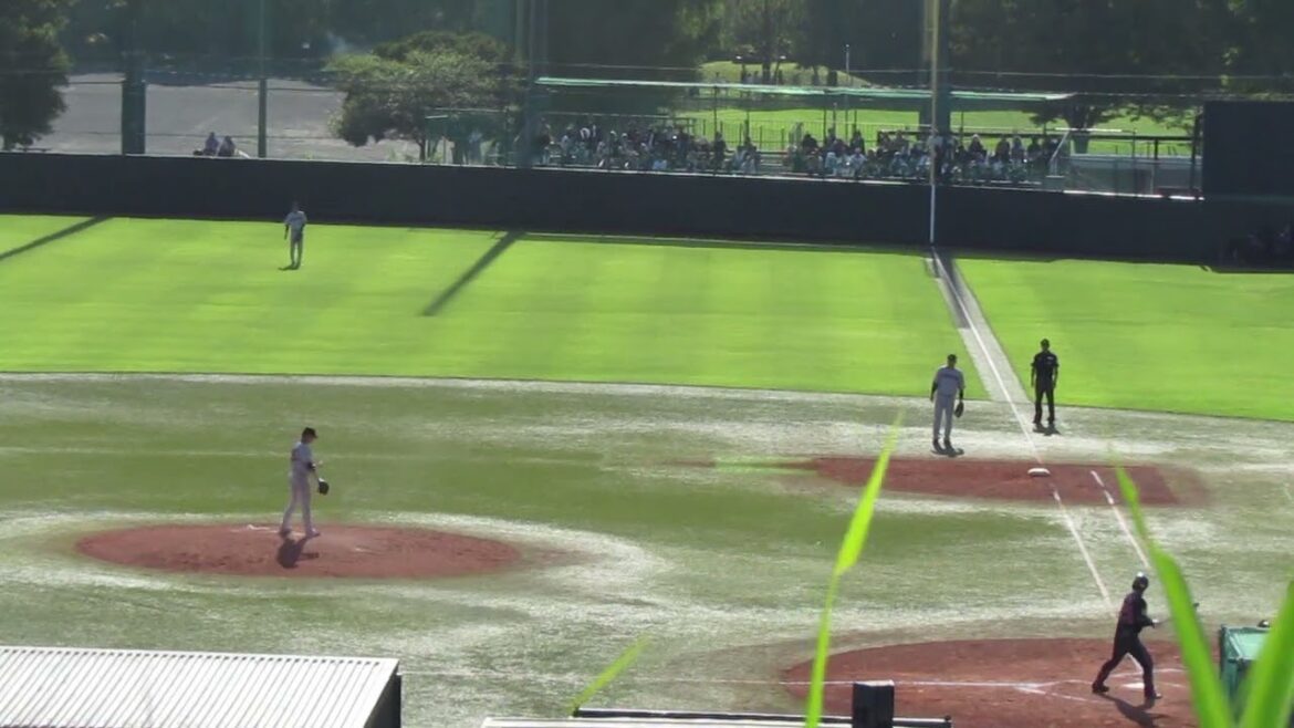 フェリペを空振り三振にとる井上温大（２軍 ヤクルトスワローズ 対 読売ジャイアンツ 2023年9月10日）