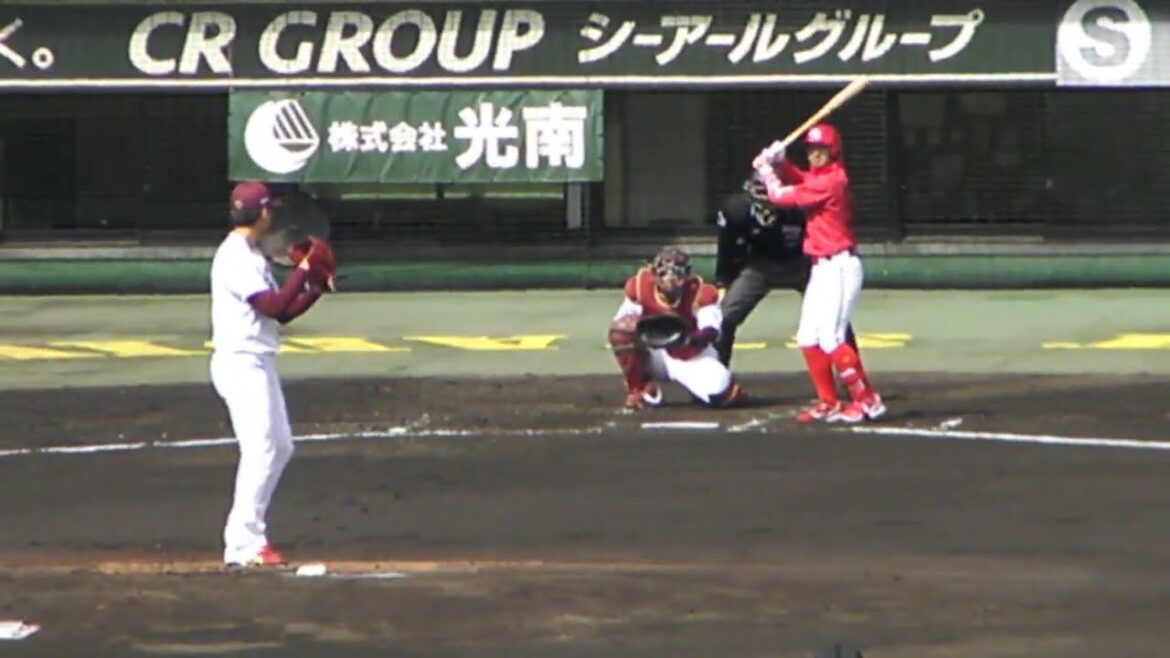 【2024 オープン戦】広島カープ 菊池 涼介のバッティングフォーム_2024030201