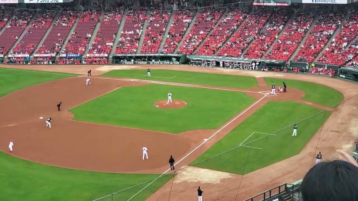 20240324　マツダで初演奏♪【山川穂高 応援歌】福岡ソフトバンクホークス　1回表【甲斐野 戒めせよ 豚】@MAZDA Zoom-Zoom ｽﾀｼﾞｱﾑ広島･ﾋﾞｼﾞﾀｰﾊﾟﾌｫｰﾏﾝｽ