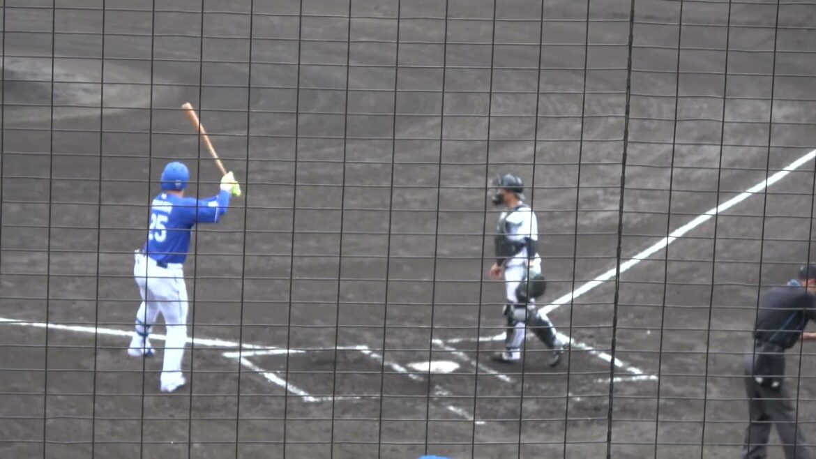 【倉本前ヒット ?】中日ドラゴンズ 石川昂弥選手 サード強襲タイムリーヒット 適時打 内野安打 第4打席 2024/3/27 ちゅーるスタジアム VS くふうハヤテベンチャーズ 大生虎史投手から