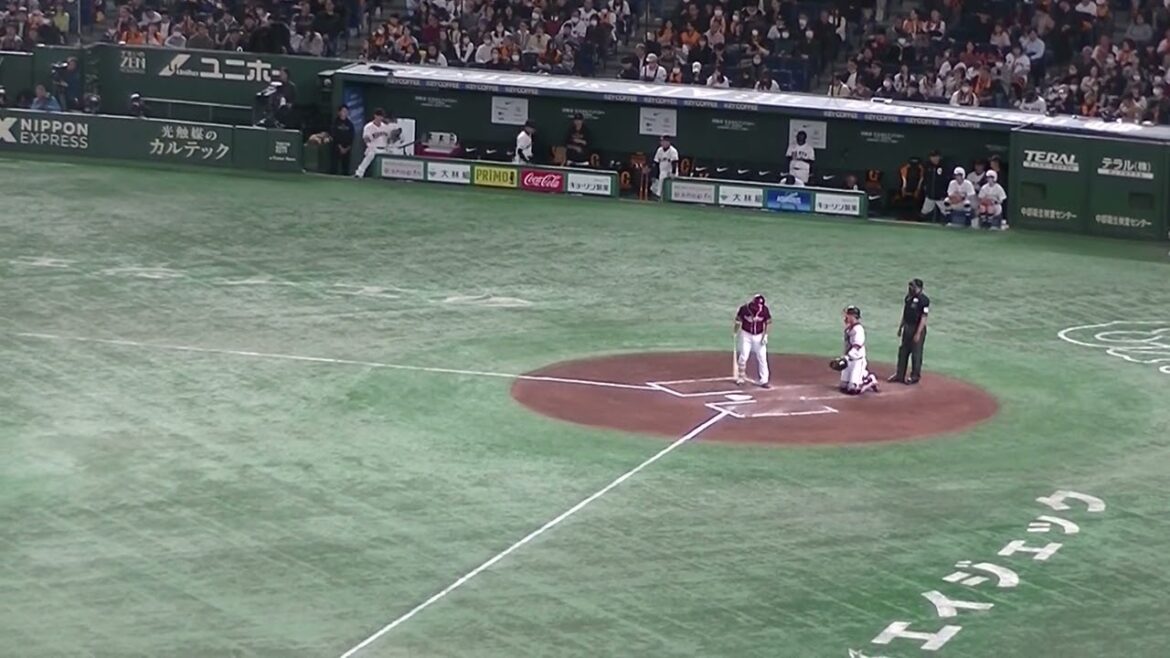 ジャイアンツ井上温大 イーグルス小深田大翔を変化球で三振【 読売ジャイアンツ対 楽天ゴールデンイーグルス2024年3月23日】