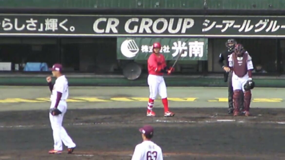 【矢野走れるか！？】広島カープ 韮澤 雄也のバッティングフォーム_2024030202