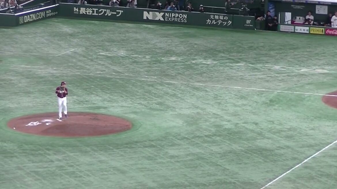 梶谷隆幸 レフトへヒットを放つ【 読売ジャイアンツ対 楽天ゴールデンイーグルス2024年3月23日】