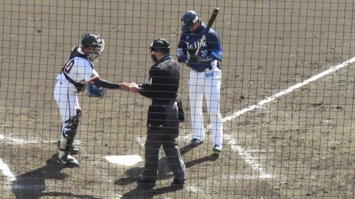 ライオンズ山村崇嘉バッティングフォーム［読売ジャイアンツ対 西武ライオンズ 2軍 2024年3月10日］