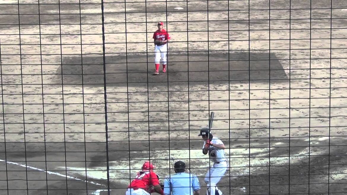 広島カープ 二軍 一岡竜司 復帰登板 20140705 8回裏