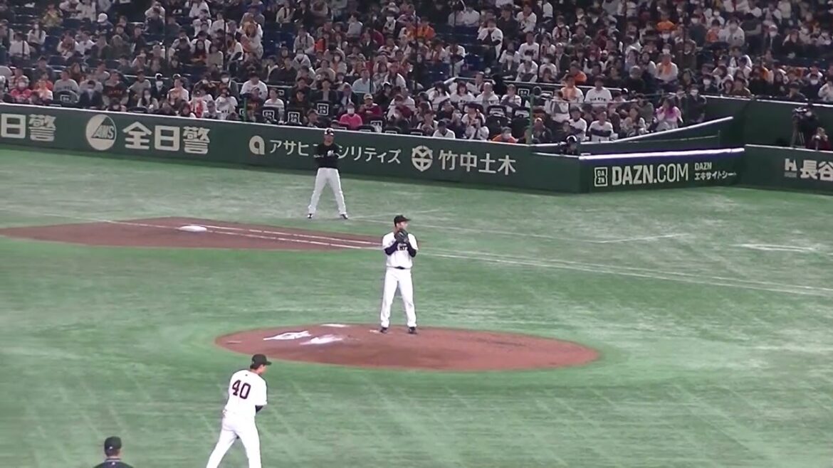 山﨑伊織〜小川龍成をセカンドゴロ（ 読売ジャイアンツ対千葉ロッテマリーンズ2024年3月19日）