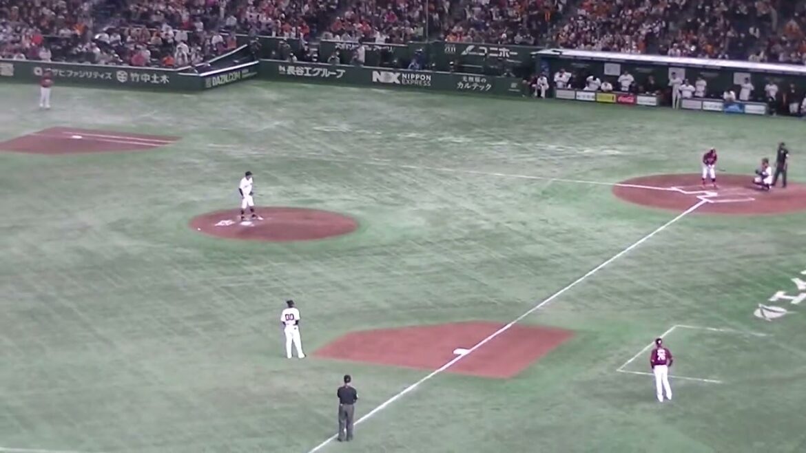 大勢からツーベースヒットの鈴木大地【 読売ジャイアンツ対 楽天ゴールデンイーグルス2024年3月23日】
