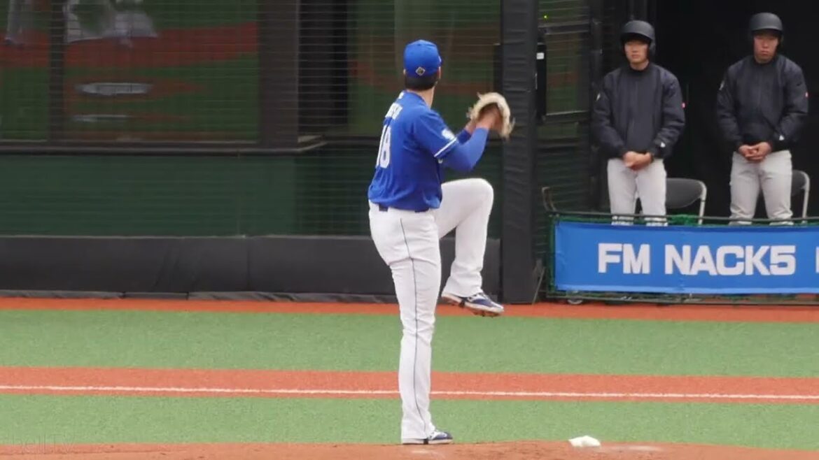 中日ドラゴンズ 梅津晃大 投球フォーム