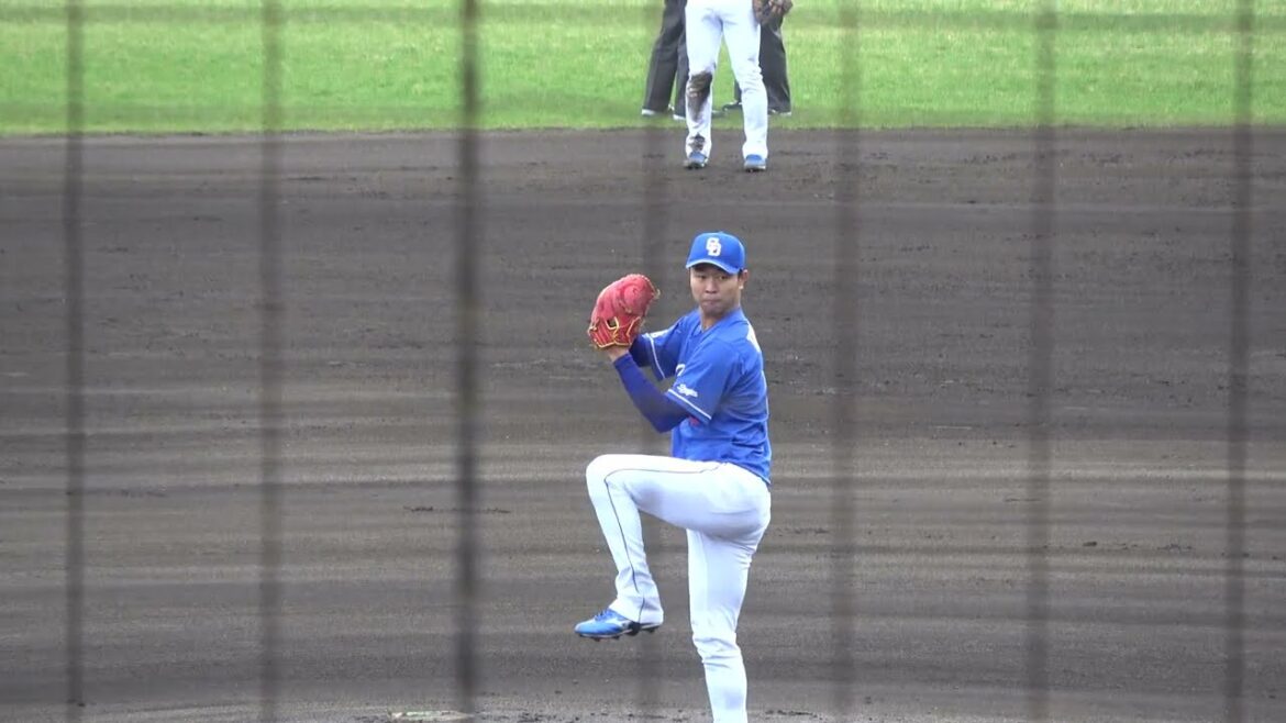 中日ドラゴンズ 高橋宏斗投手 投球練習 2024/3/27 ちゅーるスタジアム