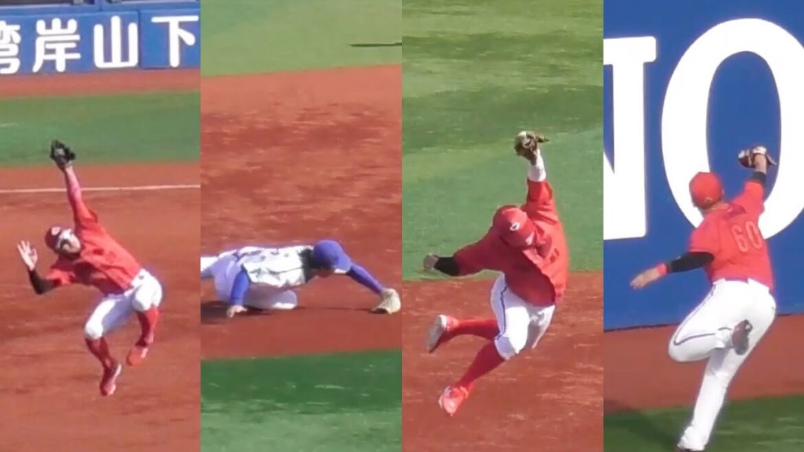 本日の熱盛プレー！広島菊池、小園、田村、横浜石上の好守備編！広島カープvs横浜DeNA 2024年3月31日