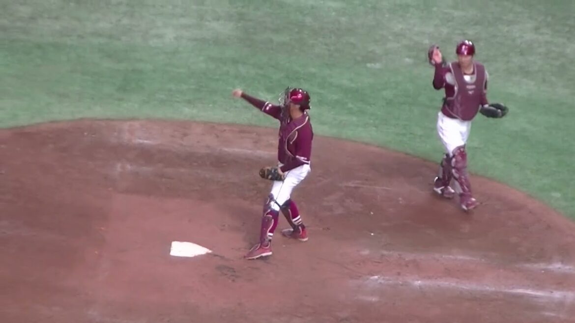 【イーグルス】太田光 田中貴也 石原彪の二塁送球など 東京ドーム2024年3月23日 読売ジャイアンツ対 楽天ゴールデンイーグルス 試合前