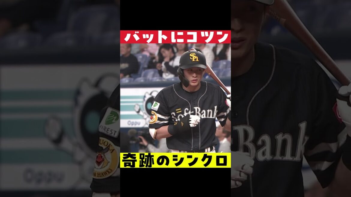 Pacific-League: バットにコツン…奇跡のシンクロ #shorts バットにコツン…奇跡のシンクロ #shorts