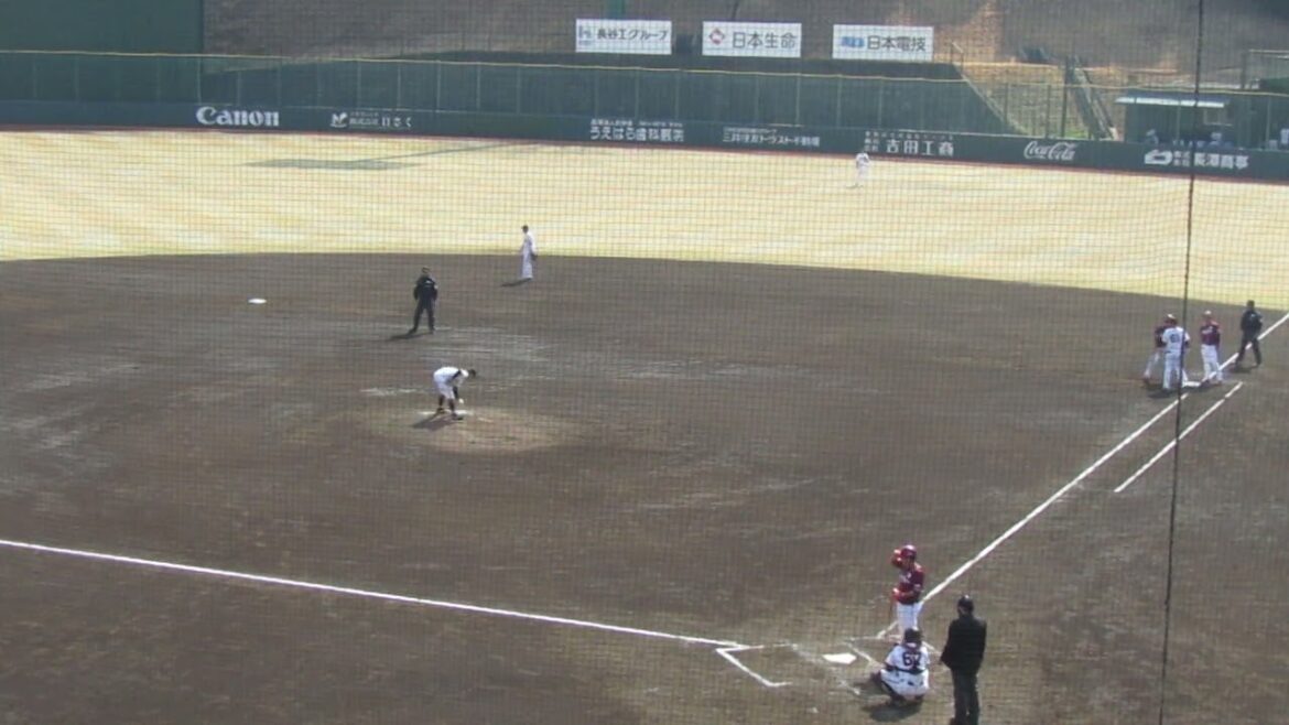 楽天 渡邊佳明が4番の仕事 レフトへ先制タイムリーヒット［ 読売ジャイアンツ対 東北楽天ゴールデンイーグルス 2024年3月16日］