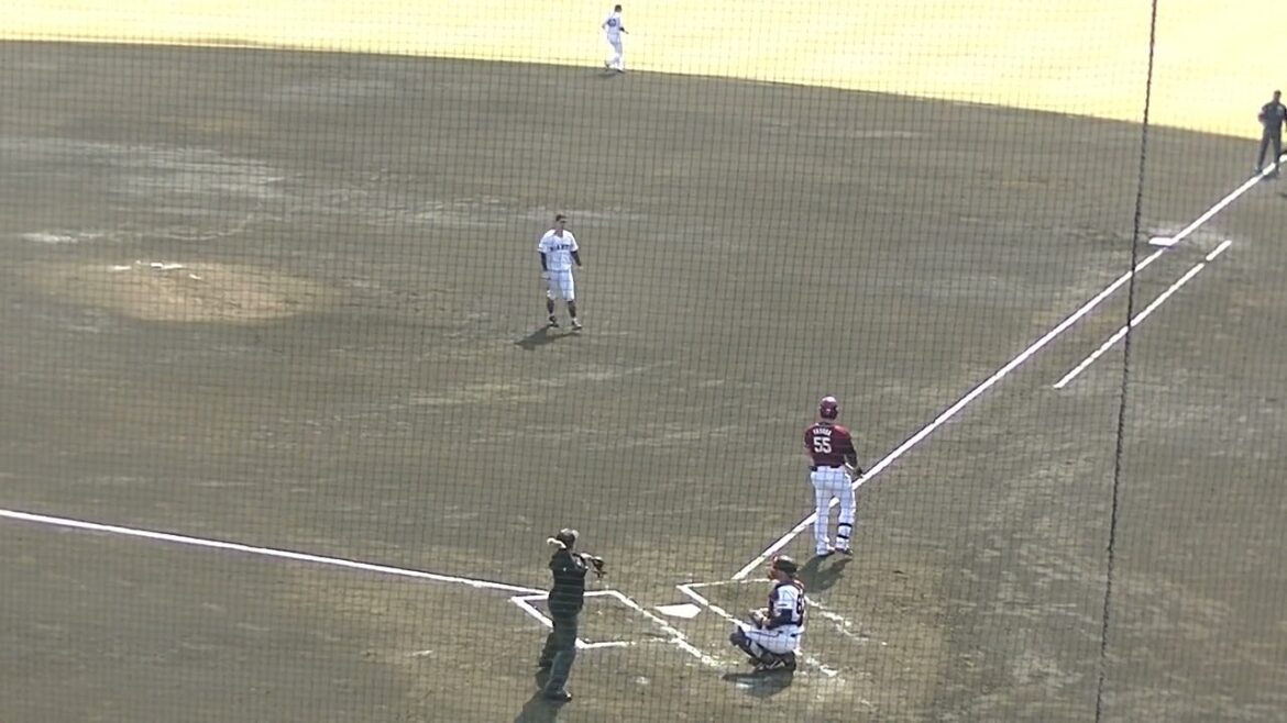 楽天 入江大樹 三振 安田悠馬は良い当たりもライトフライに倒れる【イースタン 読売ジャイアンツ対 楽天ゴールデンイーグルス2024年3月16日】