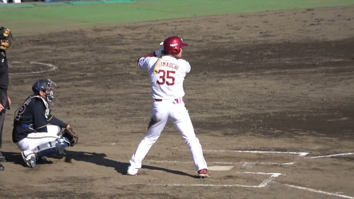 東北楽天ゴールデンイーグルス 島内宏明選手 第3打席 セカンドゴロ 2024/3/13 草薙球場 VS オリックスバファローズ