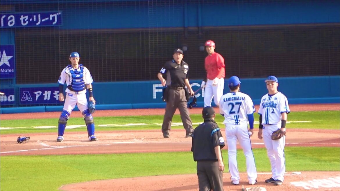 ベイスボール… 痛恨のWエラーに２点献上… 上茶谷をフォローしに行く牧ちゃん 横浜DeNAベイスターズ 2024/3/31