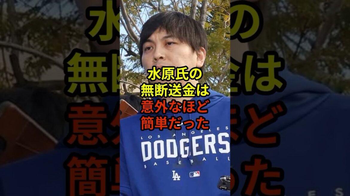 水原氏の無断送金は意外なほど簡単だった#大谷翔平 #野球 #水原一平 #shorts